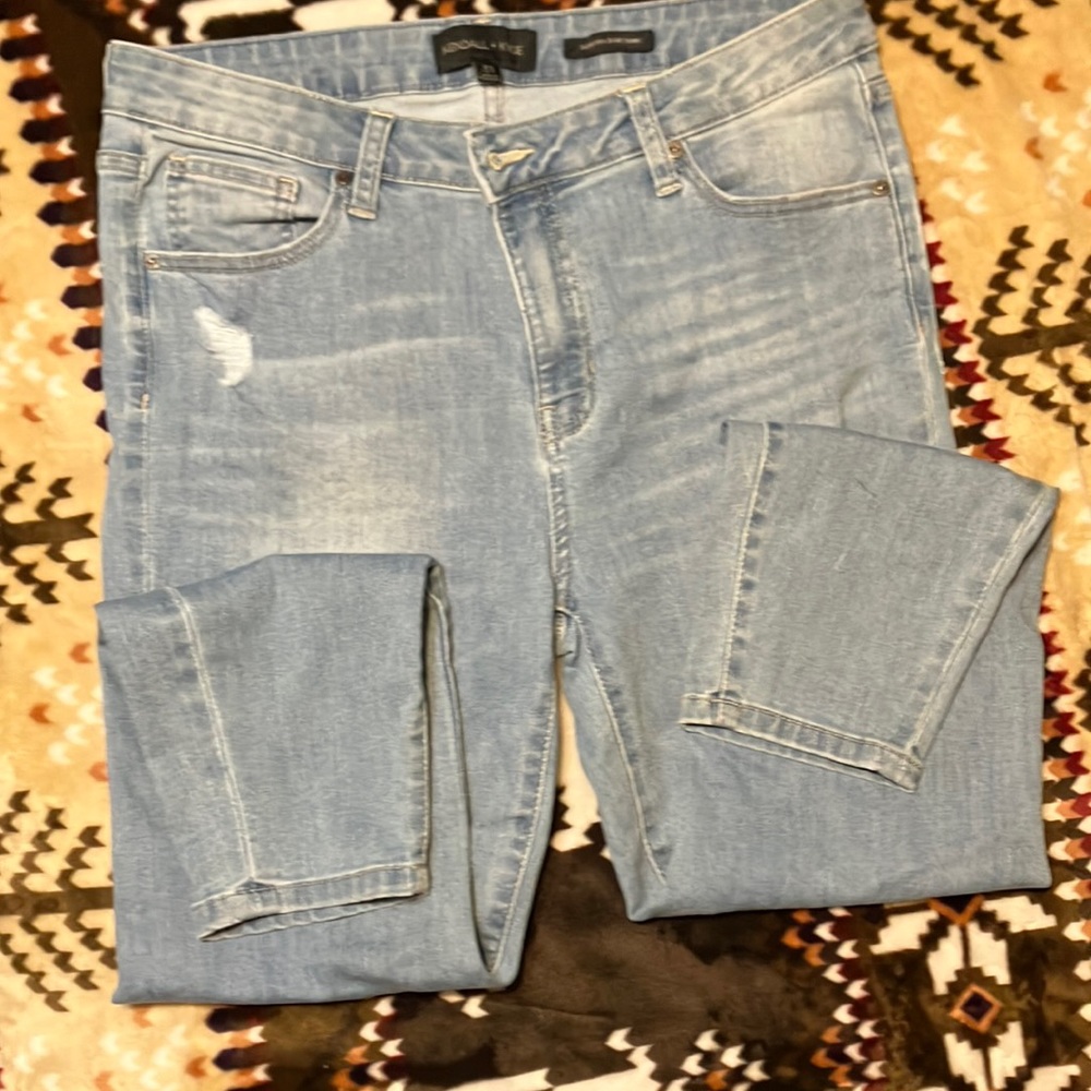 Kendall and Kylie Jean “the ultra bear skinny “